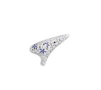 ocarina professionale Ocarina in porcellana bianca e blu dipinta in oro chiave a 12 fori chiave Sol contralto per principianti prestazioni professionali