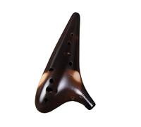 ocarina professionale Ocarina in sintonia aC produzione ceramica affumicata strumento musicale etnico didattico a 12 fori