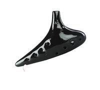 ocarina professionale Ocarina Ocarina Alto C a 12 fori in ceramica nera opaca per prestazioni professionali consigliata per i principianti