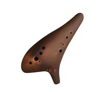 Ocarina Professionale Ocarina Per Saldatura Affumicata A 12 Fori Ocarina Per Basso Tono C Per Principianti Insegnamento Con Borsa Strumento Musicale Fatto A Mano(Brown 1)