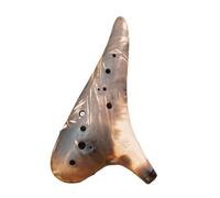 Ocarina Professionale Ocarina Professionale 12 Fori Alto F AF Strumento per Principianti Ocarina in Ceramica affumicata Fatta a Mano con Accessori(Color:3/4)