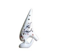 ocarina professionale Ocarina professionale a 12 fori in chiave Do contralto dipinta a mano smaltata con buona intonazione e suono(A)