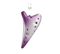 ocarina professionale Ocarina sfumata blu 12 fori chiave C contralto AC Ocarina didattica Ocarina of Time Strumento nazionale(Color:3)