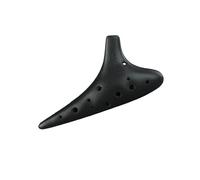 ocarina professionale Ocarina Soprano SC Ocarina a 12 fori in ceramica nera + set completo(3)