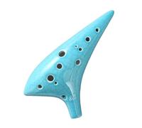 ocarina professionale Ocarina strumento a 12 fori contralto AC accordato per principianti livello di prestazione professionale flauto per studenti della scuola primaria(Color:3/4)