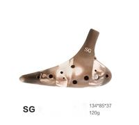 ocarina professionale Ocarina Strumento leggendario Ocarina Flauto e accessori Riparazione di strumenti di grandi dimensioni(Color:3)