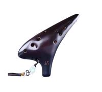 ocarina professionale Ocarina Strumento musicale professionale a 12 buche affumicato per l'insegnamento scolastico dell'ocarina