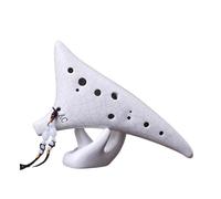 ocarina professionale Ocarina universale in ceramica a 12 fori per principianti contralto chiave C a dodici fori crepa bianca set completo di accessori