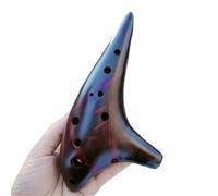 Ocarina Professionale Piccola Mano In Ceramica Per Contenere Ocarina Ocarina Tripla Ocarina Classica A Fumigazione In Do Alto Con 12 Fori(Style 1)