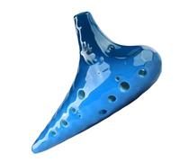 ocarina professionale Principiante blu S/G triplo G12 con onde marine con livello di prestazioni dei materiali didattici(3/4)
