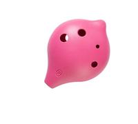 ocarina professionale Principiante Scolastico Che Insegna Agli Studenti Strumento Musicale In Ceramica Di Plastica A 6 Fori Ocarina SC Treble C (Color : Pink)