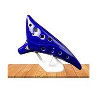 ocarina professionale Produttore di strumenti per ocarina blu reale a 12 fori vendita diretta chiave di do contralto e flauto