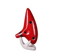 ocarina professionale Red Dodici Fori Ocarina Legend Flauto Alto C Regolazione Materiale didattico inglese