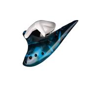 ocarina professionale Riso affumicato rosso/blu a 12 buche alto C AC livello base per studenti livello professionale(2)