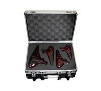 Ocarina Professionale Set di 4 Ocarina in Ceramica 12 Fori Alto Treble AC SF SG SC Ocarina Professionale con Strumento in Scatola di Alluminio(Color:2)