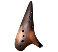 ocarina professionale Set di sette pezzi per ocarina di sabbia viola a 12 fori contralto AC Professional Performance BC AF(Color:Af)