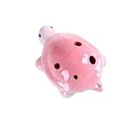 Ocarina professionale Simpatica Ocarina Fatta A Mano Con 6 Fori Fornace Che Cambia Colore Strumento Dal Suono Gradevole(Pink)