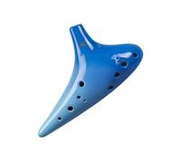 ocarina professionale Strumento da gioco per ocarina a 12 fori in chiave AC contralto con tutorial Indigo + set completo di accessori