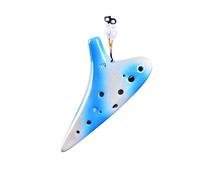 ocarina professionale Strumento da gioco professionale per ocarina contralto a dodici fori incrinato colorato chiave AC a 12 fori per principianti e studenti