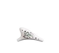 ocarina professionale Strumento da performance ocarina dipinta a mano a 12 fori AC flauto alto chiave C ceramica xun(3)