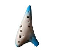 ocarina professionale Strumento musicale nazionale ocarina in ceramica con gradiente AC chiave C alto a dodici fori(3/4)