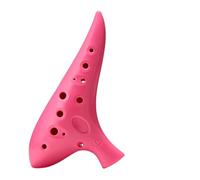 Ocarina professionale Strumento Ocarina 12 Fori Dedicato Ai Principianti AC Accordatura Resina Prestazioni Professionali(Pink)