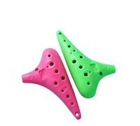 Ocarina professionale Strumento Ocarina 12 Fori Dedicato Ai Principianti AC Accordatura Resina Prestazioni Professionali(Pink)