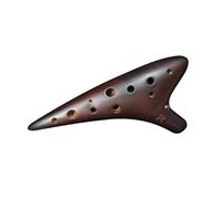 ocarina professionale Strumento Ocarina 12 fori sc treble C chiave dodici fori grande lacca affumicata xun grado di prestazione professionale