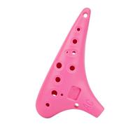 Ocarina professionale Strumento Ocarina A 12 Fori AC Contralto Per Principianti Speciale In Resina Per Autoapprendimento(Pink)