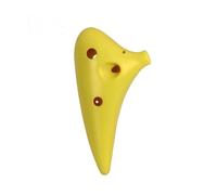 ocarina professionale Strumento Ocarina in plastica ABS a 12 fori 4 colori con accessori per borsa a mano(Color:2)