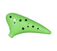 Ocarina Professionale Strumento Ocarina in plastica ABS a 12 Fori 4 Colori con Accessori per Borsa a Mano(Color:4)