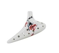 ocarina professionale Strumento Ocarina professionale a 12 fori Plum Blossom Painted Treble G