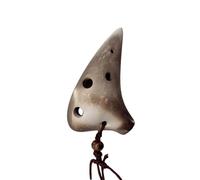 ocarina professionale Strumento Per Flauto Con Collana Ocarina A 6 Fori Con Corda Per Appendere (Color : Natural Color)