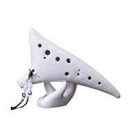 ocarina professionale Strumento per principianti AC a 12 fori ocarina contralto chiave C in materiale ceramico a dodici fori(Color:3)