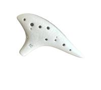 ocarina professionale Strumento per principianti Ocarina a 12 fori in ceramica con nota C contralto per gli amanti della musica(Color:3)