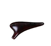 ocarina professionale Strumento per principianti per la produzione di ceramica AC ocarina con motivo in vimini a 12 fori chiave C contralto