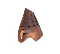 ocarina professionale Tasto AC affumicato color sabbia viola bianco opaco a 3 tubi tasto DO contralto Ampia gamma di ocarina affumicata color sabbia viola