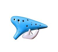 ocarina professionale Tutorial colorato per la creazione di ceramica con chiave Alto C a 12 fori di Ocarina per principianti(Color:2)