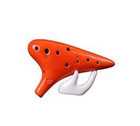 ocarina professionale Tutorial colorato per la creazione di ceramica con chiave Alto C a 12 fori di Ocarina per principianti(Color:3/4)