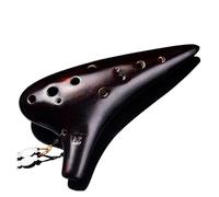 ocarina professionale Tutorial per suonare la cintura dell'ocarina marrone a 12 fori in chiave AC alto DO