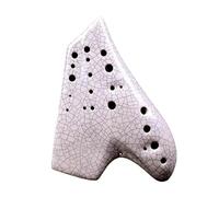 ocarina professionale White fission triple ocarina alto C professionale in ceramica ocarina porcellana per principianti avanzati