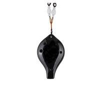 Ocarina Sei Fori Introduzione Per Principianti 6 Fori Chiave AC Contralto Bocca Lunga Ceramica Nera Strumento Professionale Ceramica (Color : SC high C key 01)