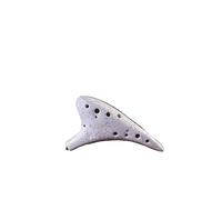 ocarina Strumento in stile cielo stellato Ocarina Alto C in ceramica multicolore a 12 fori con custodia protettiva per spartiti (Color : 8)