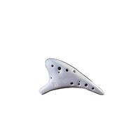 ocarina Strumento in stile cielo stellato Ocarina Alto C in ceramica multicolore a 12 fori con custodia protettiva per spartiti (Color : 6)