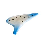 Ocarina Strumento Musicale Ocarina A 12 Fori Accordata In AC Ocarina A 12 Fori Con Accordatura In Do Alto Ice Cracked Ocarina A Due Colori Insegnare E Suonare L'ocarina(Blue)