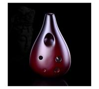 Ocarina Strumento Musicale Ocarina AC A 6 Fori Per Insegnare Ai Principianti Di Prestazioni Professionali Ocarina Con Apertura Frontale(Brown)