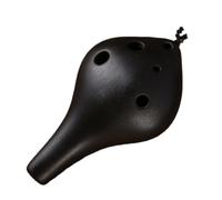 Ocarina Strumento Musicale Ocarina AC A 6 Fori Strumento Ocarina Affumicato Con Tono C Alto In Ceramica Rossa Consigliato Per Principianti(Style 13)