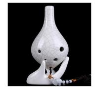 Ocarina Strumento Musicale Ocarina AC A 6 Fori Strumento Ocarina Affumicato Con Tono C Alto In Ceramica Rossa Consigliato Per Principianti(Style 11)