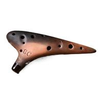 Ocarina Strumento Musicale Ocarina In Ceramica 12 Fori Ocarine Affumicate Con Sabbia Viola Xun Musica Per Flauto Strumenti Professionali Per Regali Per Principianti(SC)