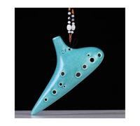 Ocarina Strumento Musicale Ocarina Strumento Musicale Entry-level Di Livello Prestazionale Per Principianti Professionale Con Sintonizzazione AC A 12 Fori(Blue)